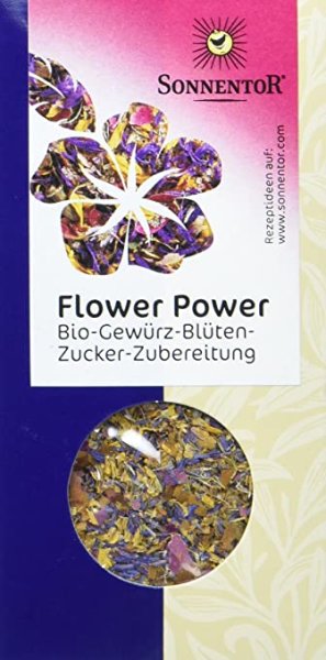 Sonnentor Flower Power Gewürz-Blüten-Zubereitung, 1er Pack (1 x 35 g) - Bio