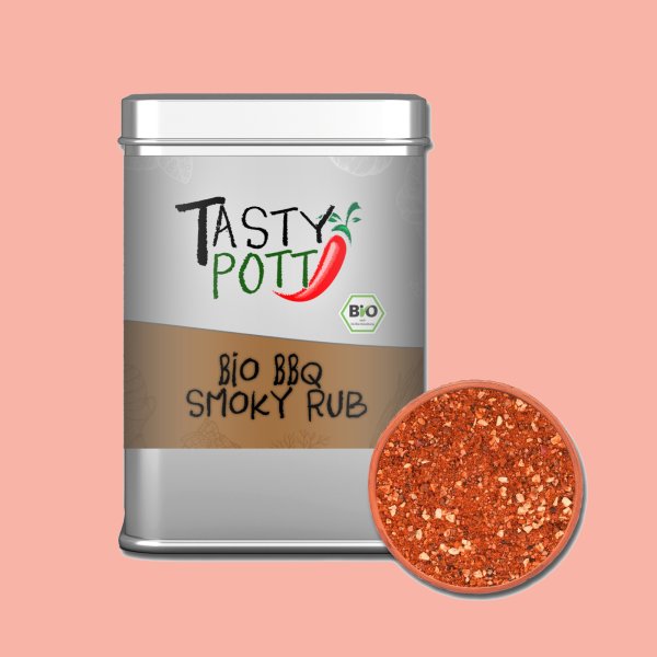 Tasty Pott Bio Smoky BBQ Rub 100g Grillgewürze