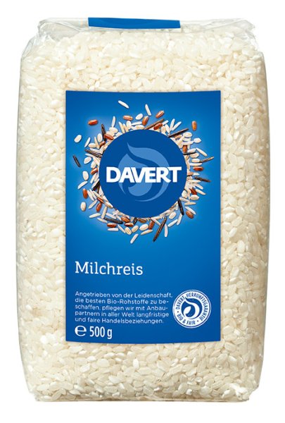 Davert Milchreis (1 x 500 g) - Bio