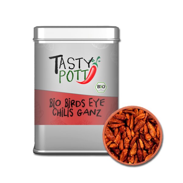 Tasty Pott Bio Birds Eye Chilis ganz 30g