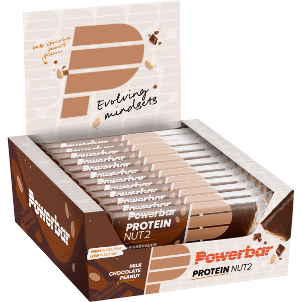 Powerbar Protein Nut2 Milk Chocolate Peanut 12x(2x22,5g)