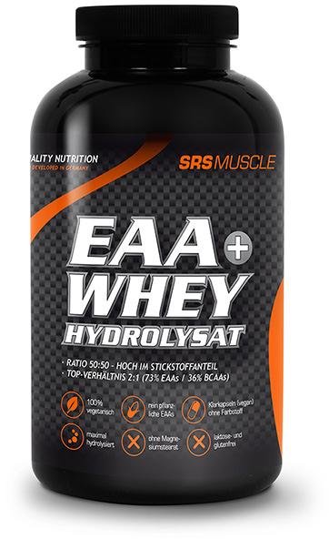 SRS EAA + Whey HYDROLYSAT, Hochwertig Sport Fitness 180 Kapseln