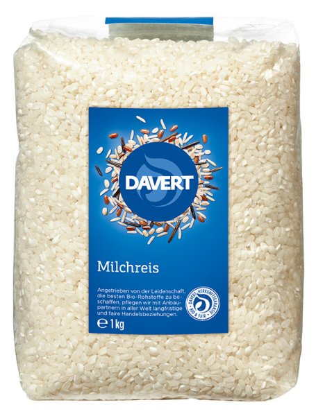 Davert Milchreis 1kg - Bio