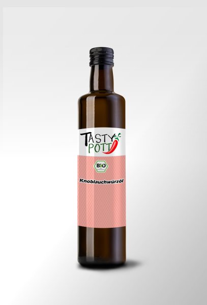 Tasty Pott Bio Knoblauchwürzöl 250ml Flasche