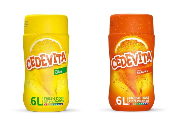 Cedevita Zitrone/Orange Instant Vitamin Brausepulver (2x455g)