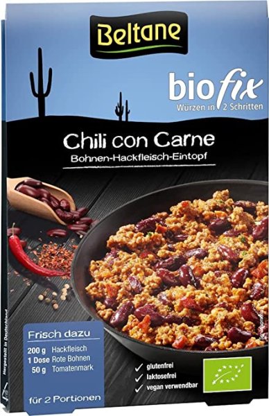 Beltane Biofix Chili con Carne (2 x 28g)