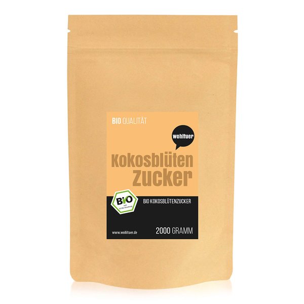 Wohltuer Bio Kokosblütenzucker 2000g