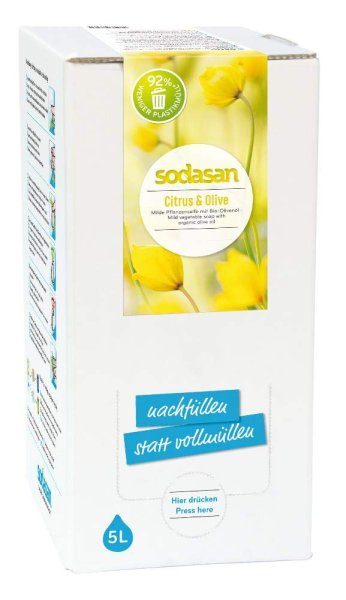 Sodasan Liquid Citrus-Olive 5 Liter