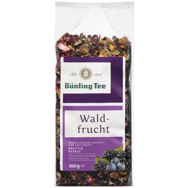 Bünting Tee Waldfrucht 200 g lose, 6er Pack (6 x 200 g)