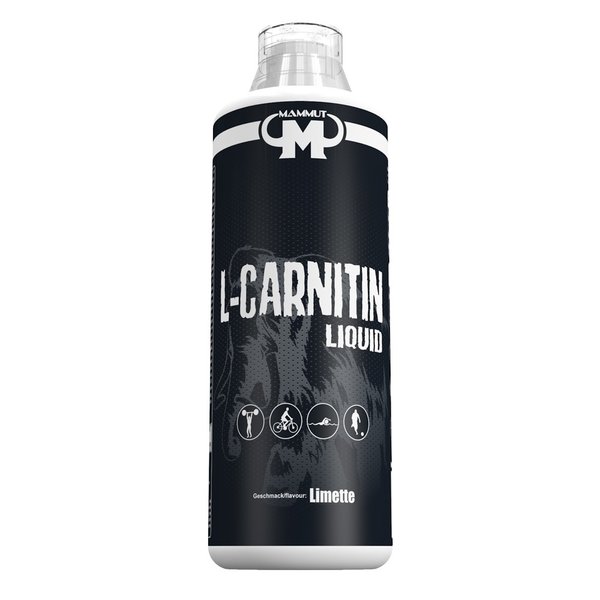 Mammut L-Carnitin Liquid, 1000ml Flasche Limette Geschmack