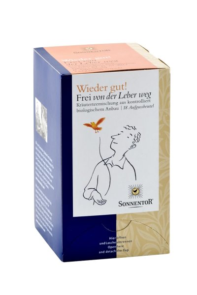 Sonnentor Tee Frei von der Leber weg - Wieder gut! Doppelkammerbeutelung (2x27g)