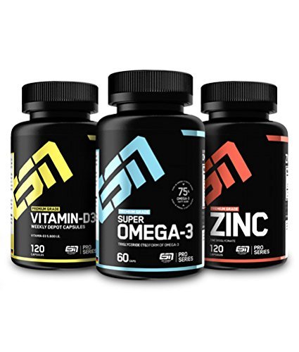 ESN Set - Vitamin D3, Omega3, Zinc