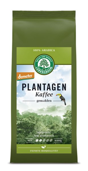Lebensbaum Plantagen Kaffee, gemahlen, demeter (1 x 250 g)