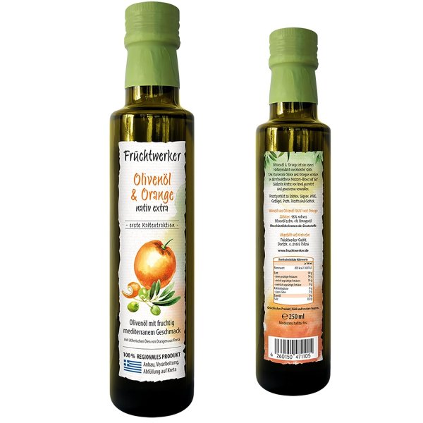 Fruchtwerker Olivenöl + Orange 250ml