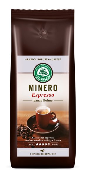 Lebensbaum Espresso Minero, Bohne, 1er Pack (1 x 1 kg)