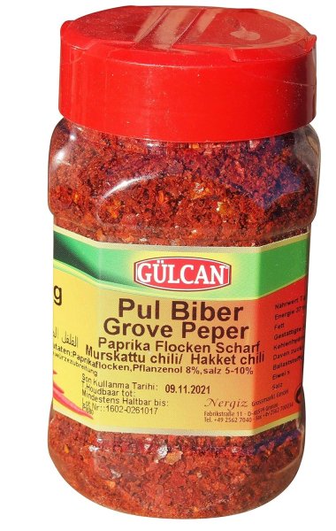 Gülcan Pul Biber Chiliflocken(3x180g)