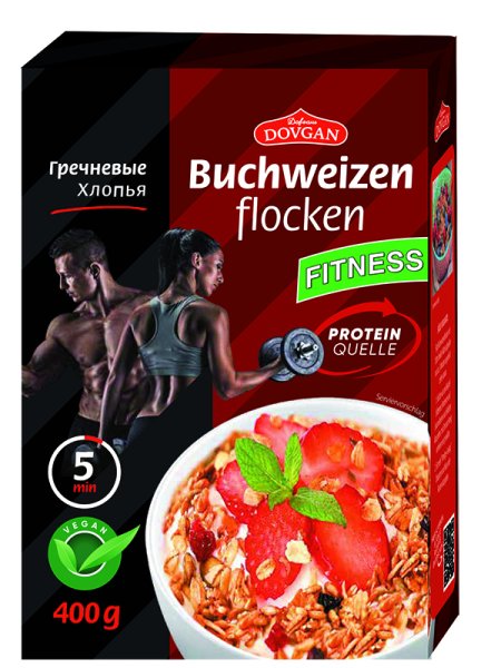 Dovgan Buchweizenflocken, (400g)