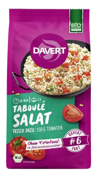 Davert Bio Taboulé Salat (6x170g)