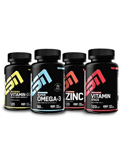 ESN Set – Vitamin D3, Omega3, Zinc, Vitamin Stack