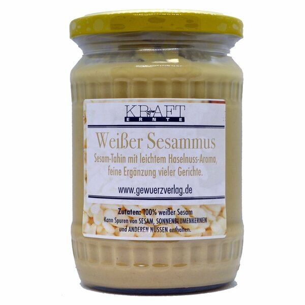 Kraft-Ernte Weißes Sesam-Tahin (Sesammus) 500g