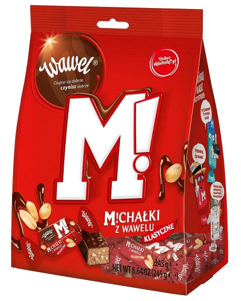 Wawel "Michalki Klasyczne" Konfekt mit Erdnüssen in Schokolade 245 g